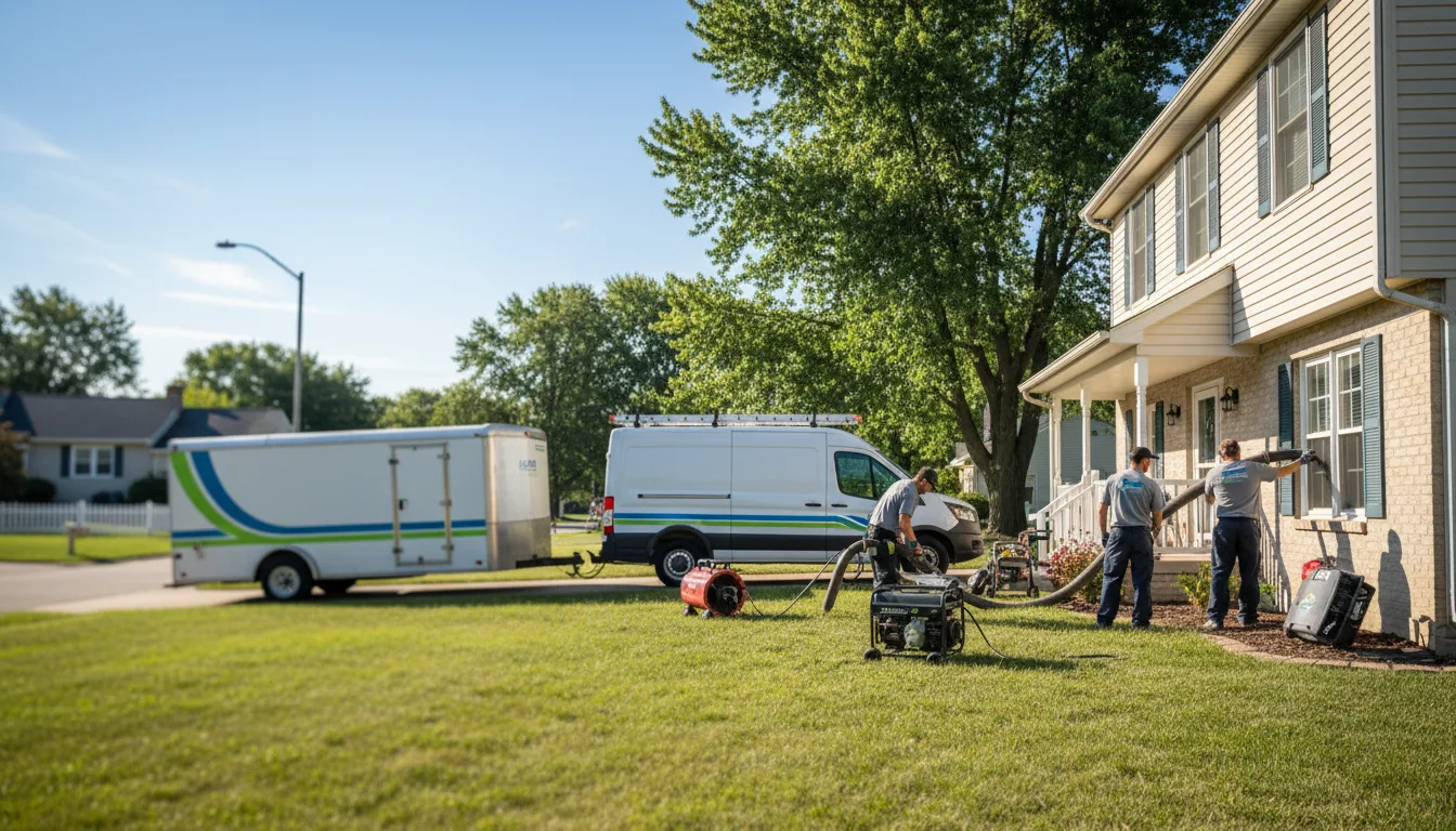 Flooded Basement Restoration And Cleanup With Repair in Benton, IA near me